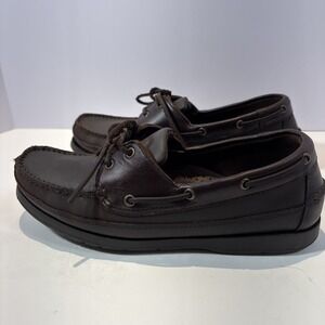 Men's NUNN BUSH Casual Deck Boat Shoes, Size 9W 81955-02 Chocolate Bark‎